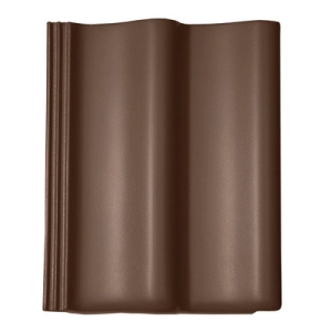 Dachówka betonowa Braas Bałtycka kolor brązowy Cisar